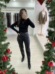 Orijinal Marka Siyah Mumlu Jean