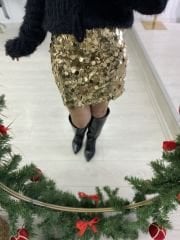 Gold & Gümüş Payetli Mini Etek